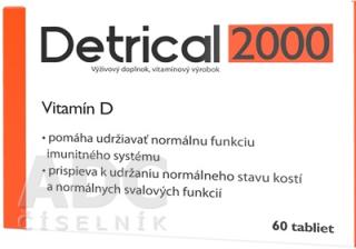 Detrical 2000 vitamín D 60 tabliet