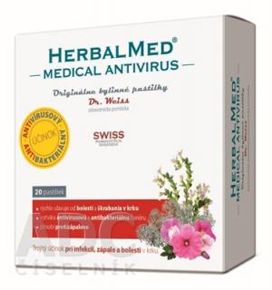 Dr. Weiss HERBAL MED Medical Antivirus bylinné pastilky 1x20 ks
