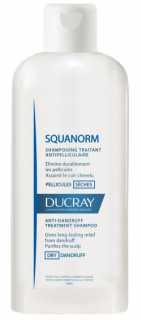 Ducray Squanorm šampón proti suchým lupinám 200 ml