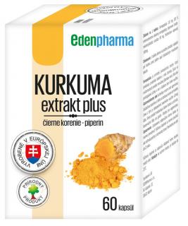 Edenpharma Kurkuma extrakt plus 60 kapsúl