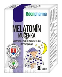 Edenpharma Melatonín + Mučenka 30 tabliet