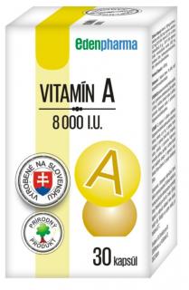 Edenpharma Vitamín A 8000 I.U. 30 kapsúl