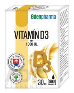 Edenpharma Vitamín D3 1000 I.U. 30ml