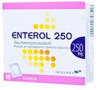Enterol 250 mg prášok na perorálnu suspenziu 10 ks