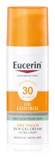 Eucerin Sun Oil Control Dry Touch krémový gél na opaľovanie na tvár SPF30 50 ml