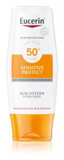 Eucerin Sun Sensitive Protect extra ľahké telové mlieko na opaľovanie SPF50 150 ml