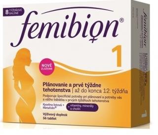Femibion 1 Plánovanie a prvé týždne tehotenstva 56 ks
