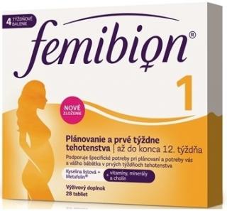Femibion 1 Plánovanie a prvé týždne tehotenstva tbl 28 ks