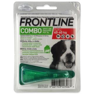 Frontline Combo Spot on Dog XL pre psy 40-60 kg 4,02ml
