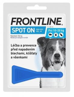 Frontline Spot on Dog M pre psy 10-20 kg 1,34 ml