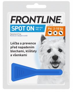 Frontline Spot on Dog S pre psy 2-10 kg 0,67 ml