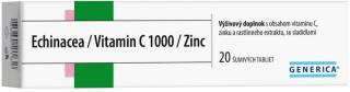 Generica Echinacea/Vitamín C 1000/Zinok šumivé tablety 20 ks