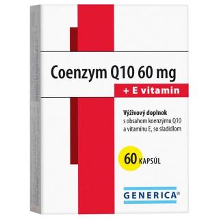 Generica Koenzym Q10 60mg + E vitamin 60 kapsúl