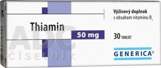 Generica Thiamin 50 mg 30 tabliet