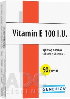 Generica Vitamín E 100 mg 50 kapsúl