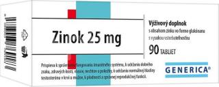 GENERICA Zinok 25 mg 90 ks
