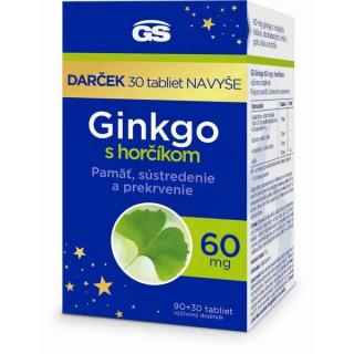 GS Ginkgo 60mg s hořčíkem dárek 2023 90+30 tabliet