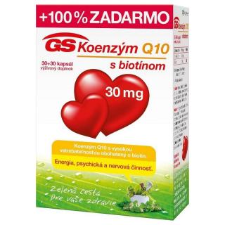 GS Koenzym Q10 30 mg x 60 kapsúl