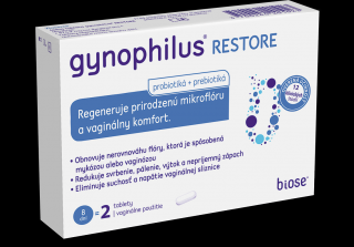 Gynophilus Restore vaginálne tablety 2 ks