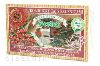 Herbex Urologický čaj s brusnicami 20 x 3 g