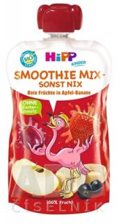 Hipp Smoothie Jablko Banán Červené ovocie kapsička (od 1. roku) ovocný príkrm 120 ml