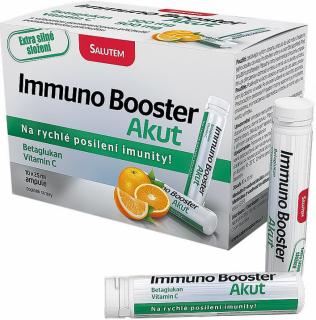 Immuno Booster Akut SALUTEM roztok v ampulkách s Betaglukánom 10x25 ml (250 ml)