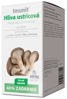 Imunit Hliva ustricová 600 mg 150 + 60 kapsúl