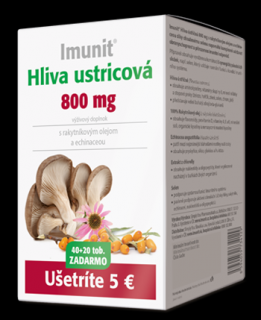 Imunit Hliva ustricová 800 mg s rakytníkom a echinaceou 60 tabliet