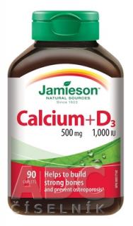 Jamieson Calcium 500 mg+D3 1000 IU 90 kapsúl