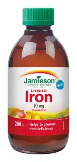 Jamieson Iron Liquid, Tekuté železo, 10 mg, 200 ml
