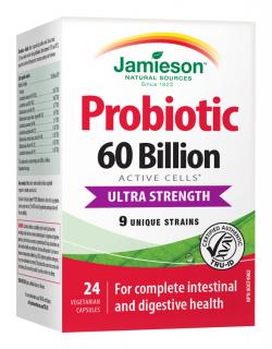 Jamieson Probiotic 60 Billion maximálna sila 24 kapsúl