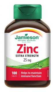 Jamieson Zinok 25 mg 100 tabliet