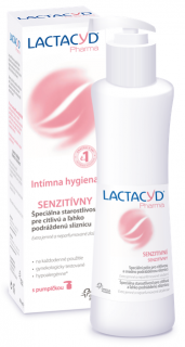 Lactacyd senzitívny intímny gél 250 ml