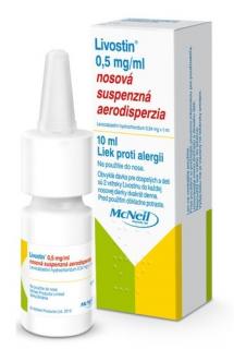 Livostin 0,5 mg/ml nosový sprej 10 ml