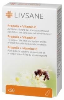Livsane Propolis + Vitamín C 60 kapsúl