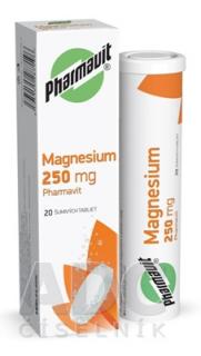 Magnesium 250 mg Pharmavit 20 šumivých tabliet