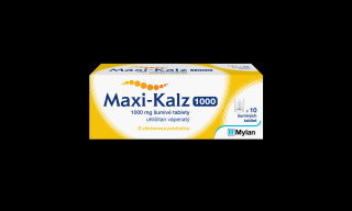 Maxi-Kalz 1000 šumivé tablety 10 x 1000 mg