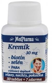 MedPharma Kremík 30 mg + Biotín + Selén + PABA tbl 37 ks