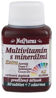 MedPharma Multivitamín s minerálmi Extra 42 zložiek tbl 30+7 zadarmo