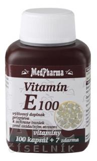MedPharma Vitamín E 100 cps 100+7 zadarmo