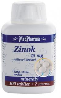 MedPharma Zinok 15 mg 100+7 tabliet zadarmo