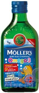 Mollers Omega 3 Ovocná príchuť 250 ml