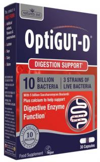 Natures Aid Optigut D probiotiká 30 kapsúl