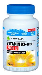 Naturevia Vitamin D3 Efekt 2000IU 90 tabliet