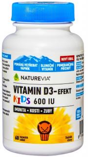 Naturevia Vitamin D3 Efekt Kids 60 tabliet