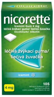 Nicorette Icemint gum 105x4 mg