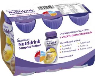NUTRIDRINK COMPACT PROTEIN mix príchutí 6x125 ml