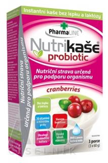 Nutrikaša probiotic Cranberries 3x60 g