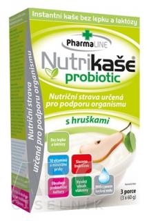 Nutrikaša probiotic Hruška 3x60 g