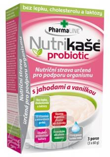 Nutrikaša probiotic Jahoda a vanilka 3x60 g